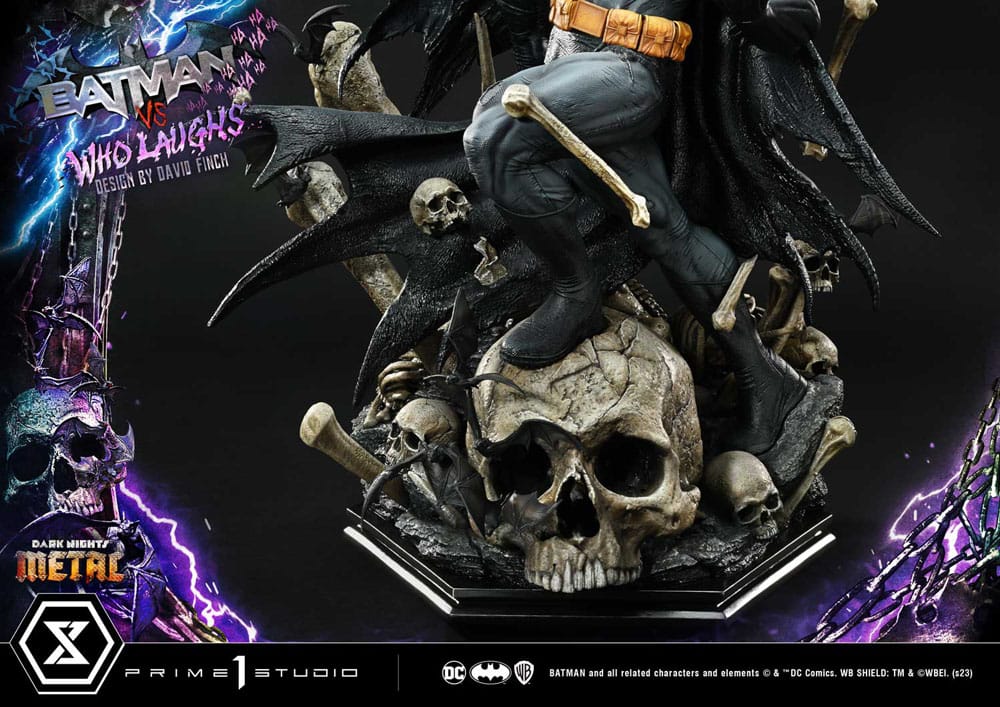 Dark Nights: Metal Ultimate Premium Masterline Series Statue 1/4 Batman VS Batman Who Laughs Deluxe Bonus Version 67 cm - Image 25