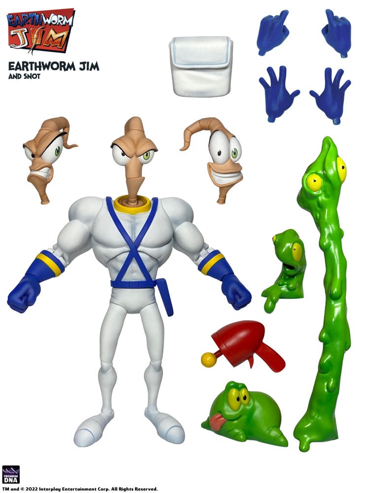 Earthworm Jim Action Figure Wave 1: Earthworm Jim & Snot 15 cm - Image 4