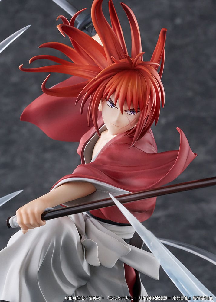 Rurouni Kenshin: Meiji Kenkaku Romantan Kyoto Douran PVC Statue 1/7 Kenshin Himura Souryusen Ver. 27 cm - Image 4