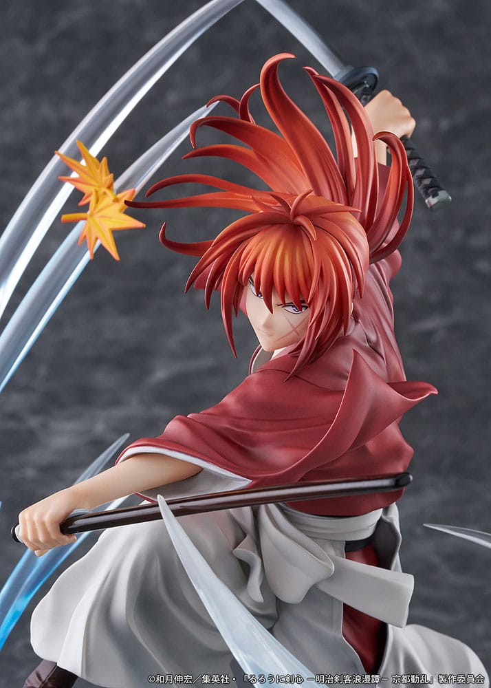 Rurouni Kenshin: Meiji Kenkaku Romantan Kyoto Douran PVC Statue 1/7 Kenshin Himura Souryusen Ver. 27 cm - Image 5