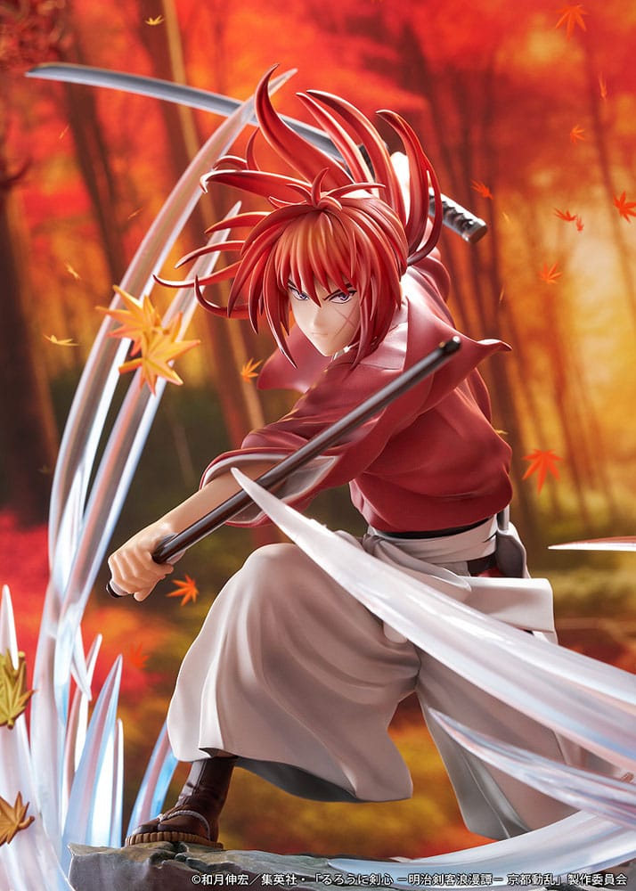 Rurouni Kenshin: Meiji Kenkaku Romantan Kyoto Douran PVC Statue 1/7 Kenshin Himura Souryusen Ver. 27 cm - Image 6