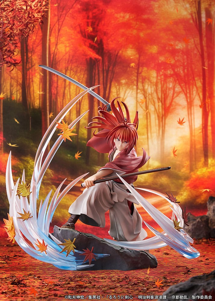 Rurouni Kenshin: Meiji Kenkaku Romantan Kyoto Douran PVC Statue 1/7 Kenshin Himura Souryusen Ver. 27 cm - Image 9