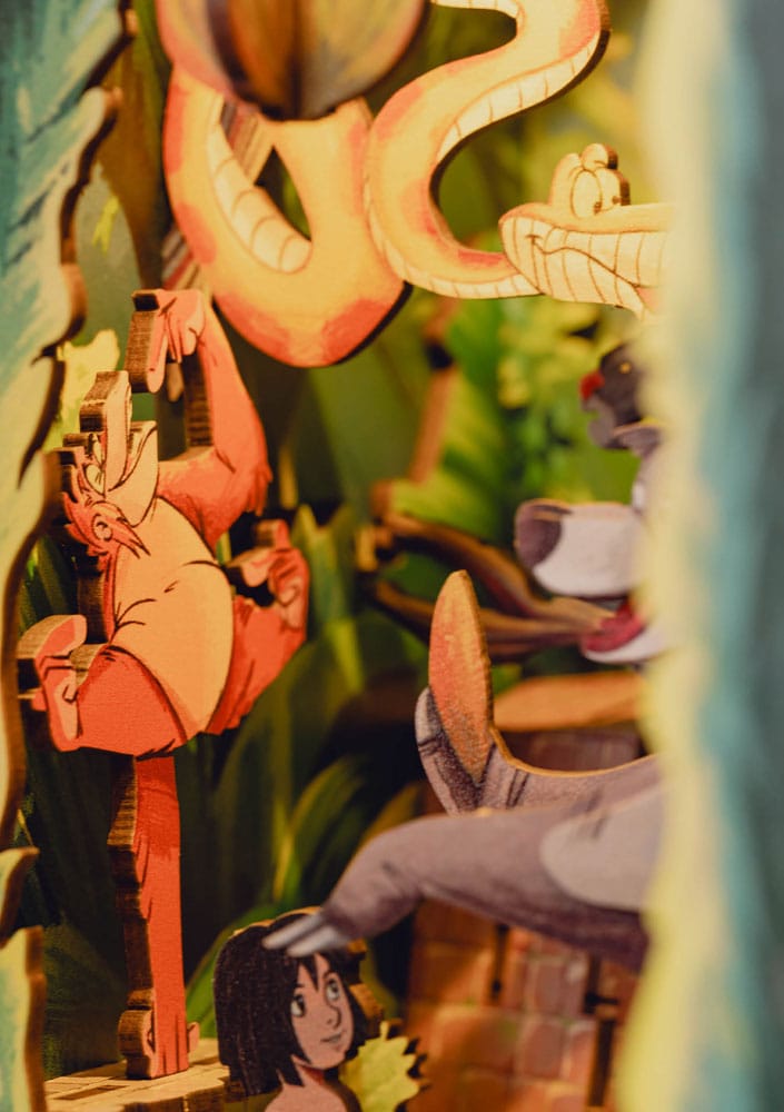 Disney Tiny Adventures Book Nook Mini Diorama The Jungle Book 23 cm - Image 4