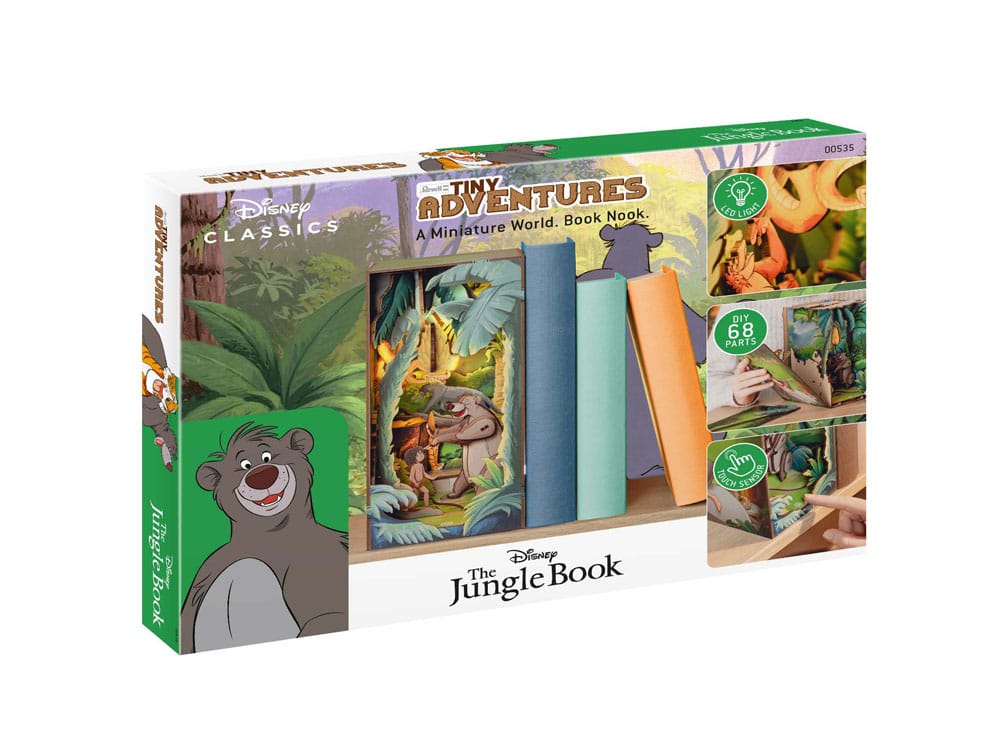 Disney Tiny Adventures Book Nook Mini Diorama The Jungle Book 23 cm - Image 7