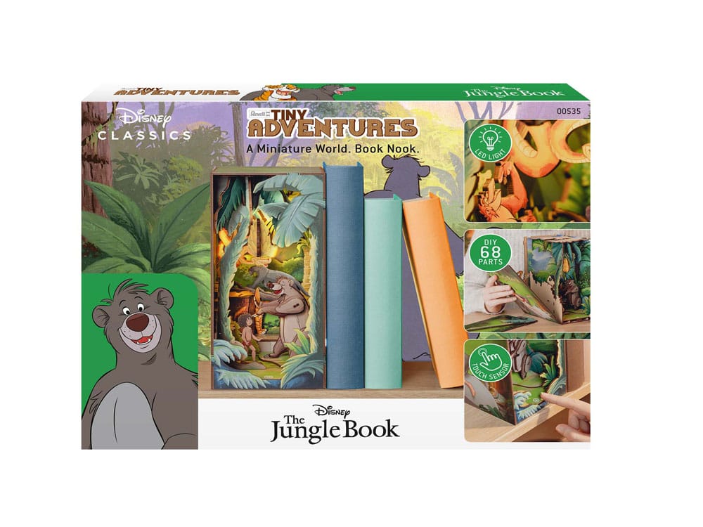Disney Tiny Adventures Book Nook Mini Diorama The Jungle Book 23 cm - Image 8