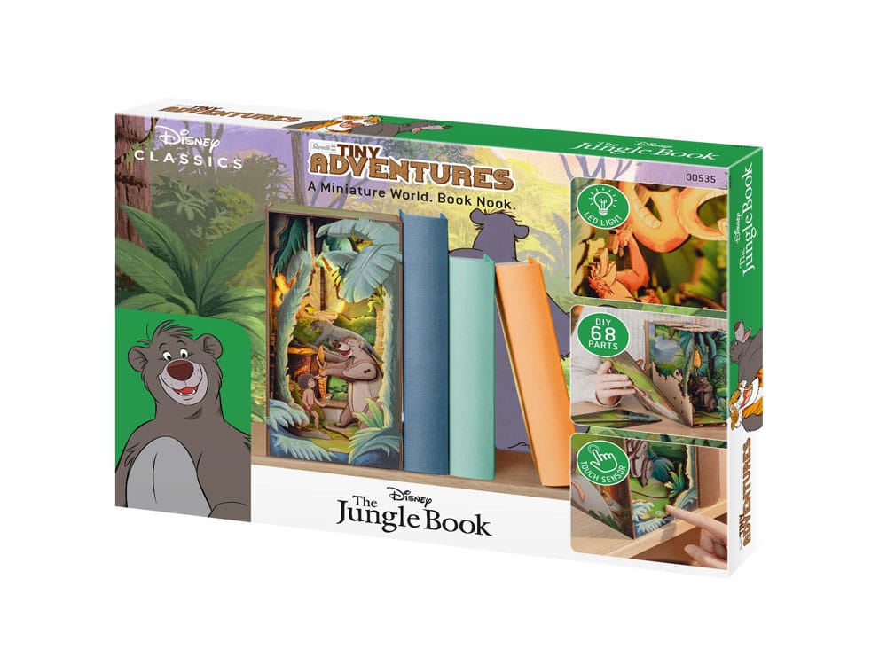 Disney Tiny Adventures Book Nook Mini Diorama The Jungle Book 23 cm - Image 9