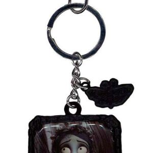 Corpse Bride Metal Keychain Flowers 7 cm