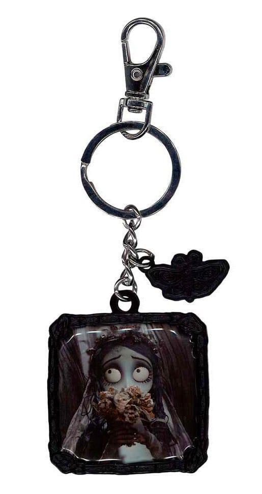 Corpse Bride Metal Keychain Flowers 7 cm
