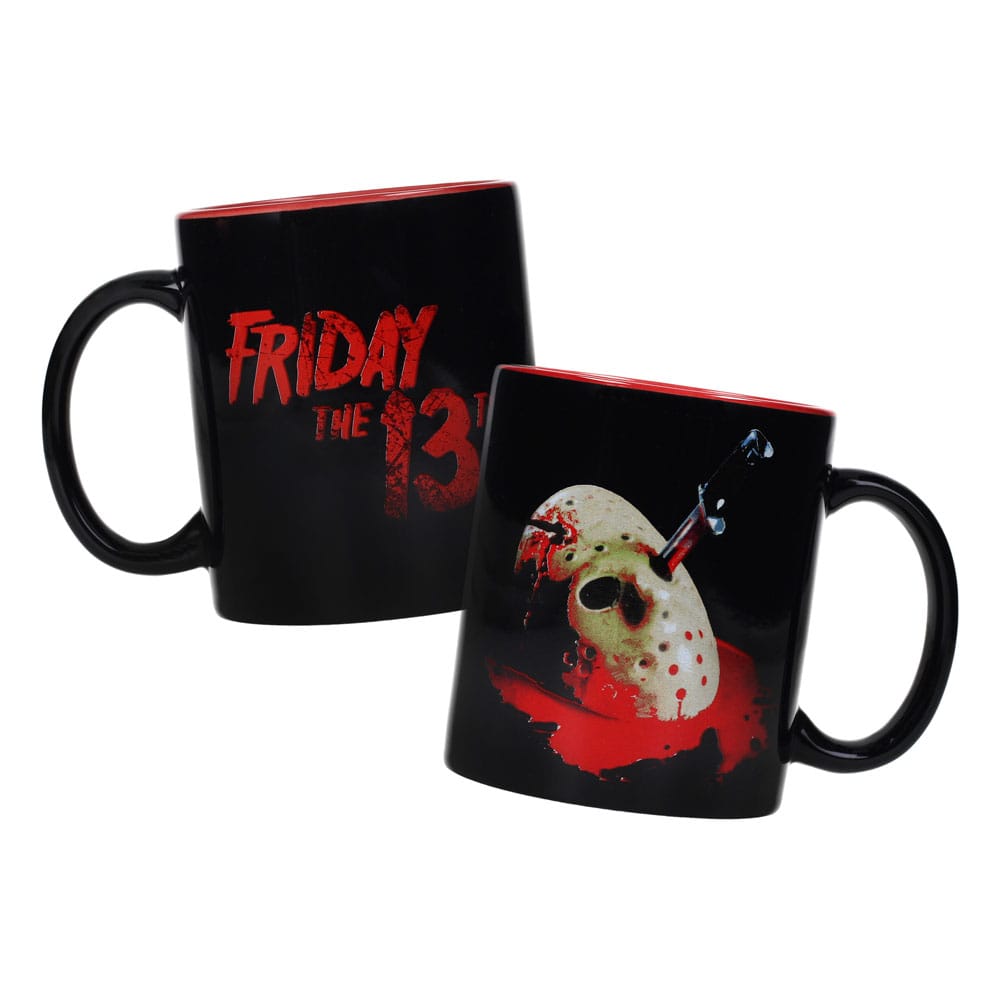Friday the 13th Gift Set Mug & Keyring Jason's Mask - Image 3