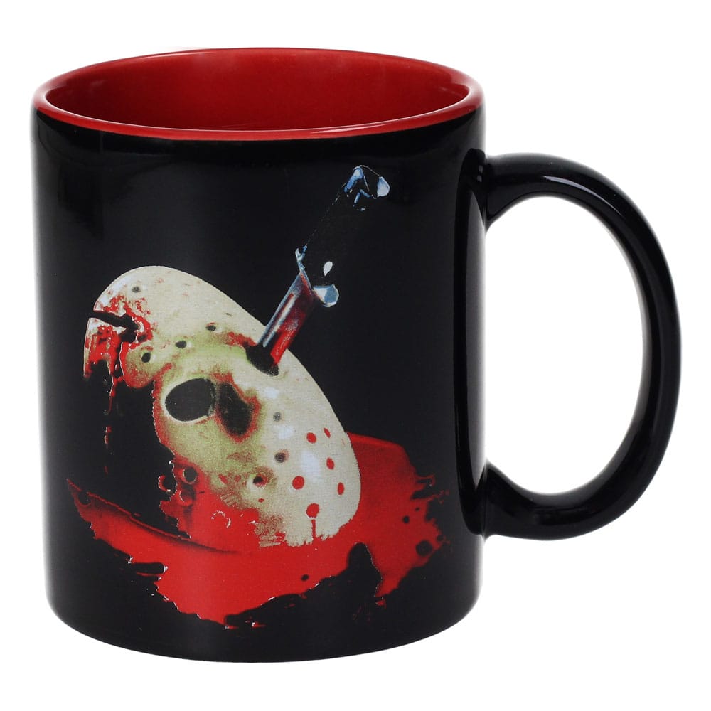 Friday the 13th Gift Set Mug & Keyring Jason's Mask - Image 4