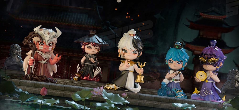 Original Character Trading Figures Huozai Wusheng Group Portrait Series 8 cm Assortment (6) - Image 2