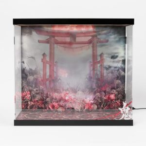 SHINSAI Acrylic Display Case with Lighting Inbina Rasethuhime Saki 39 cm