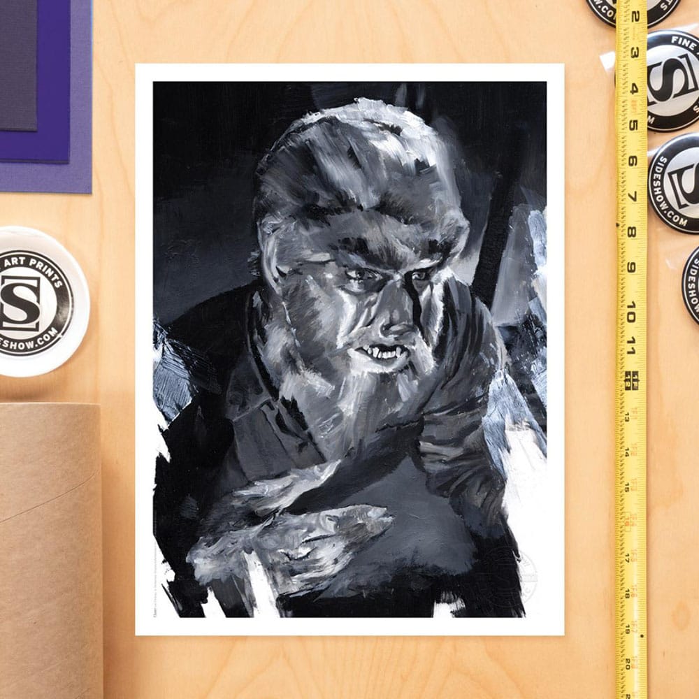 The Wolf Man Art Print The Wolf Man by Chris Valentine 41 x 31 cm - unframed - Image 2