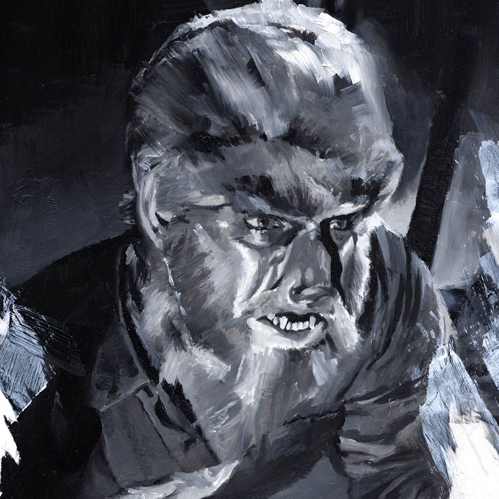 The Wolf Man Art Print The Wolf Man by Chris Valentine 41 x 31 cm - unframed - Image 3