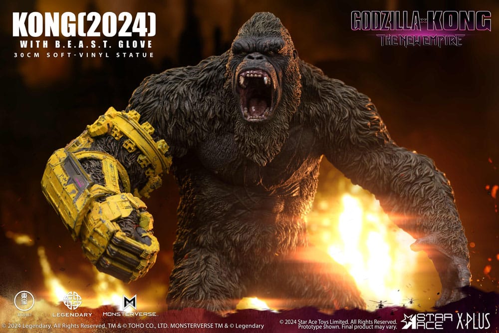 Godzilla vs. Kong: The New Empire Soft Vinyl Statue Kong with B.E.A.S.T. Glove 30 cm - Image 2