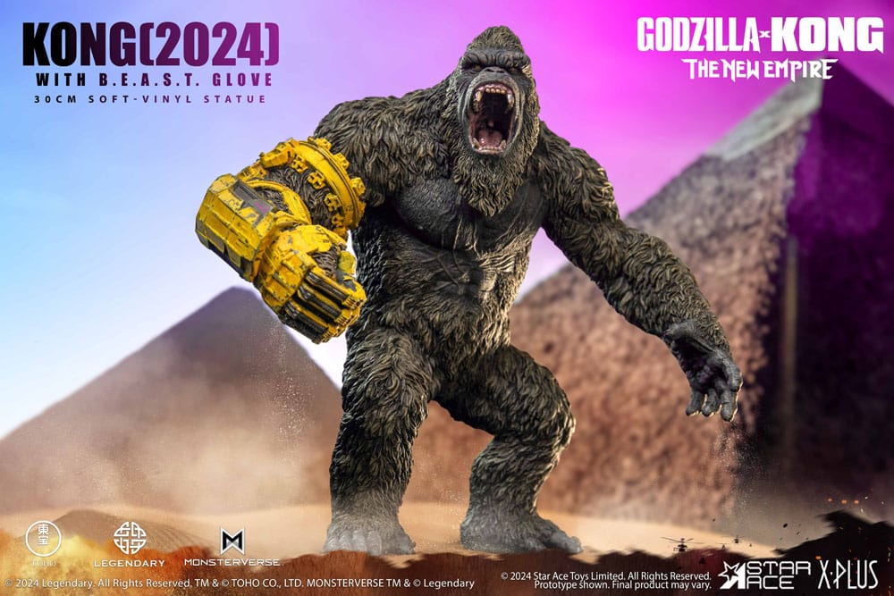 Godzilla vs. Kong: The New Empire Soft Vinyl Statue Kong with B.E.A.S.T. Glove 30 cm - Image 9