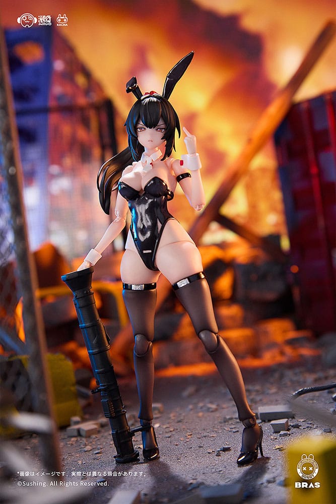 Bunny Rapid Action Squad Action Figure 1/12 Attacker Runa 16 cm - Image 5