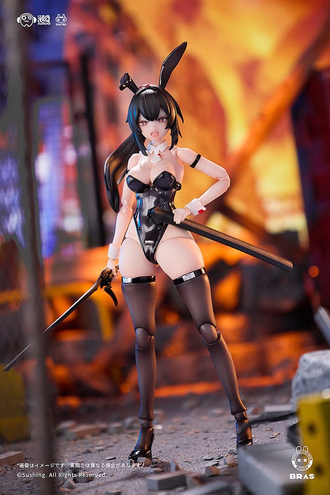Bunny Rapid Action Squad Action Figure 1/12 Attacker Runa 16 cm - Image 6