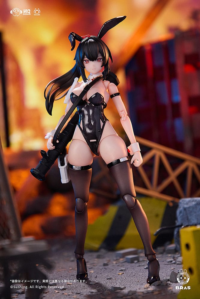 Bunny Rapid Action Squad Action Figure 1/12 Attacker Runa 16 cm - Image 11