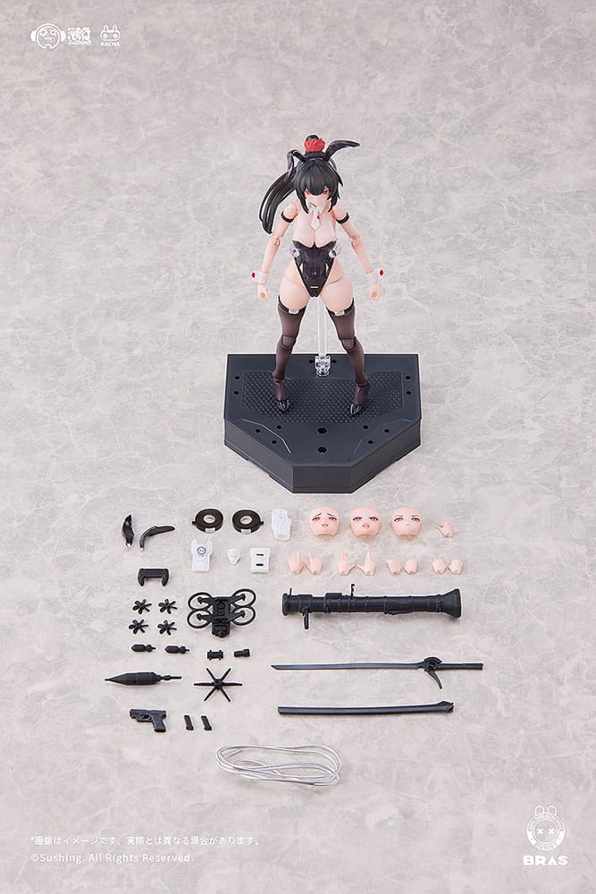 Bunny Rapid Action Squad Action Figure 1/12 Attacker Runa 16 cm - Image 15