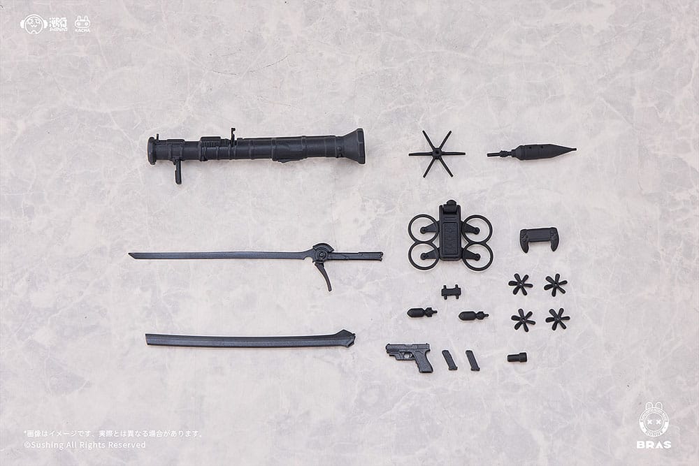 Bunny Rapid Action Squad Action Figure 1/12 Attacker Runa 16 cm - Image 16