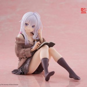 Wandering Witch: The Journey of Elaina PVC Statue Desktop Cute Figure Elaina Casual Clothes Ver. 13 cm