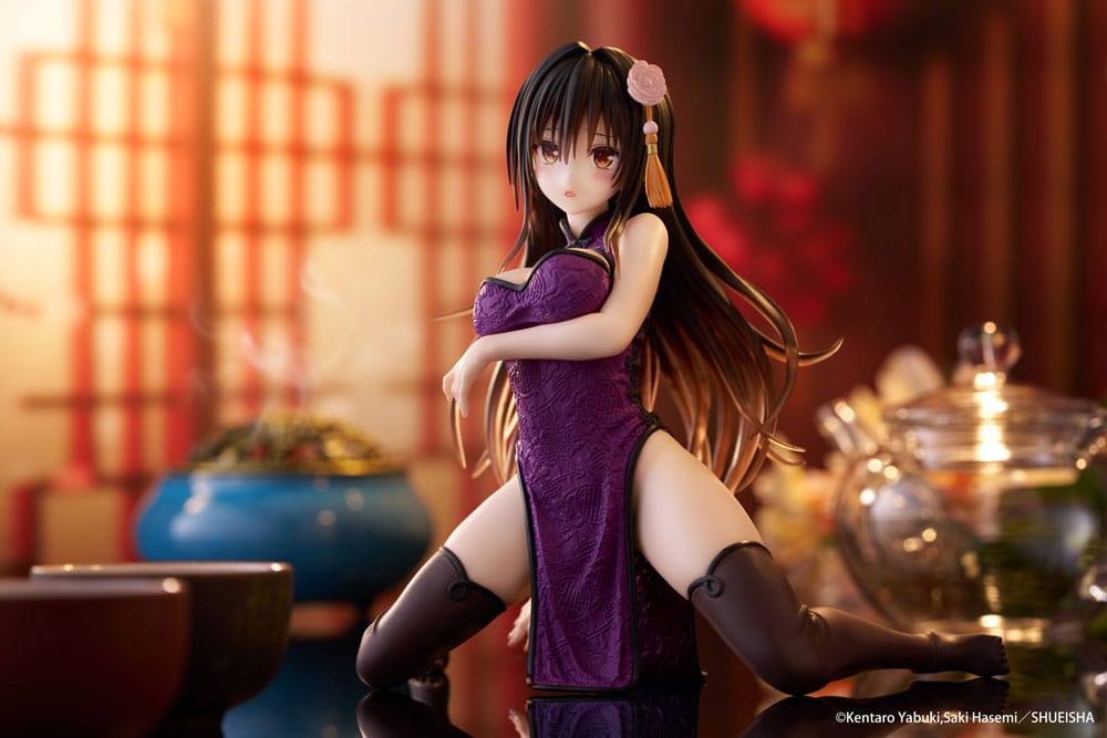 To Love Ru Darkness Desktop Cute PVC Statue Yui Kotegawa (Chinese Dress Ver.) 13 cm - Image 3