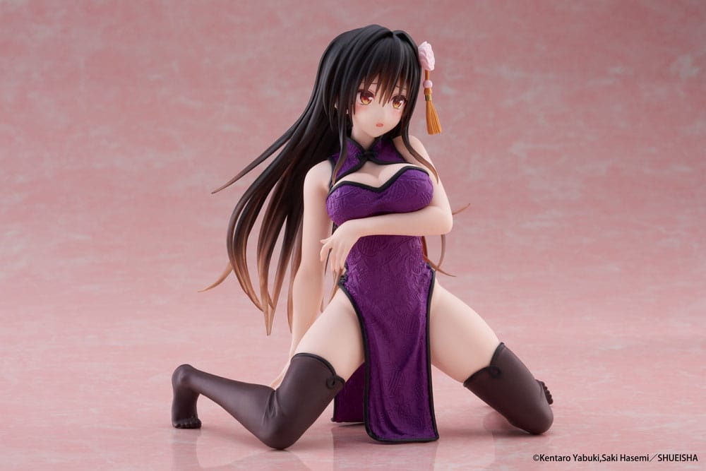 To Love Ru Darkness Desktop Cute PVC Statue Yui Kotegawa (Chinese Dress Ver.) 13 cm - Image 9
