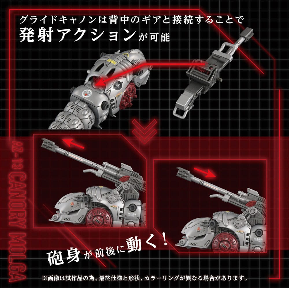 Zoids Plastic Model Kit 1/72 AZ-13 Canory Molga 19 cm - Image 4