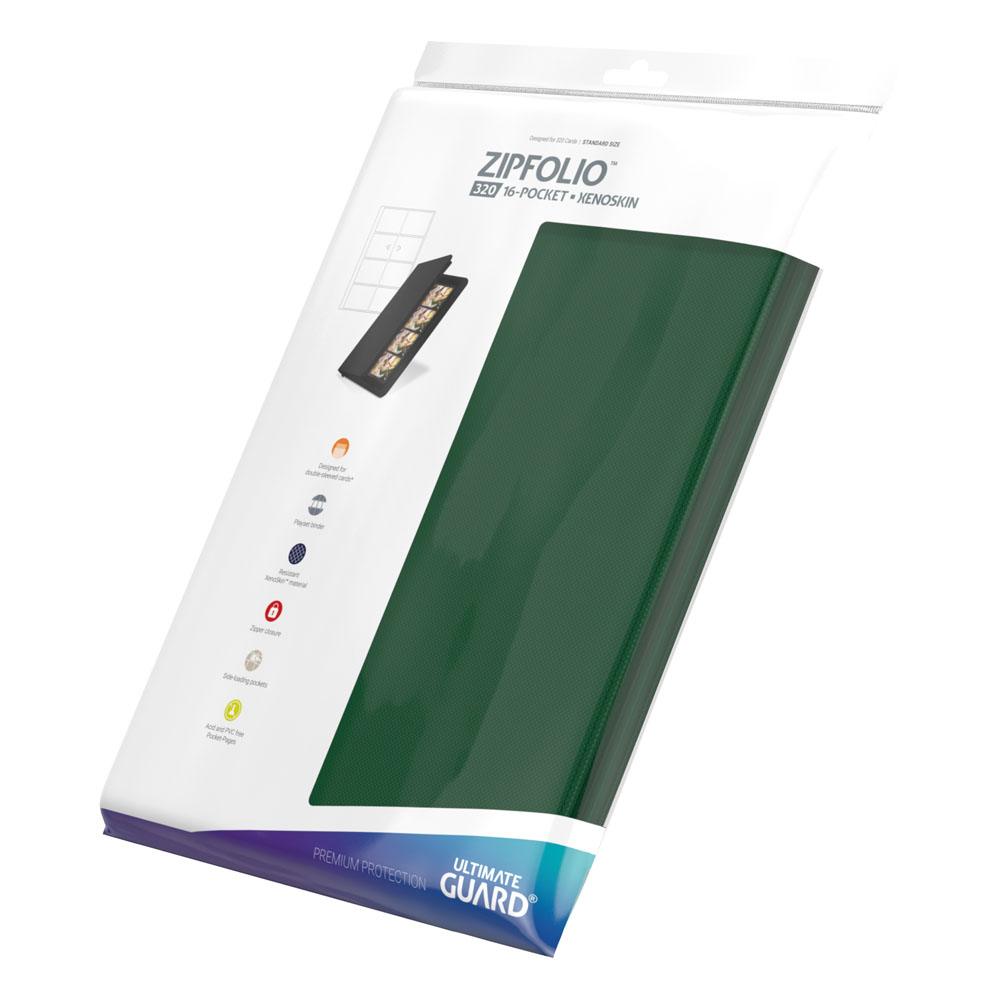 Ultimate Guard Zipfolio 320 16-Pocket Xenoskin - Green - Image 8