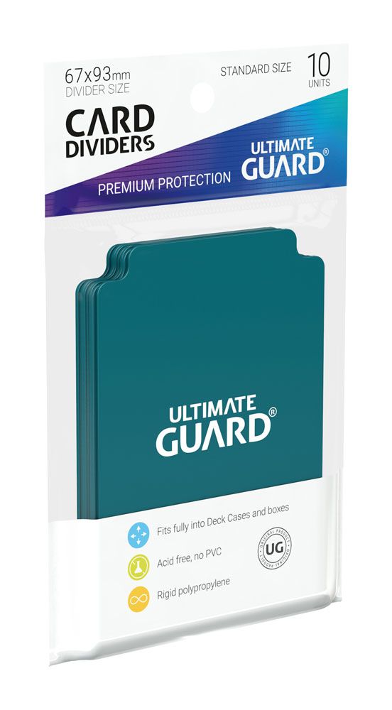 Ultimate Guard Card Dividers Standard Size (10) - Petrol - Image 3