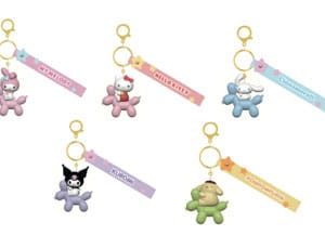 Sanrio Balloon Series Keychain with Hand Strap Hello Kitty and Friends Display (12)