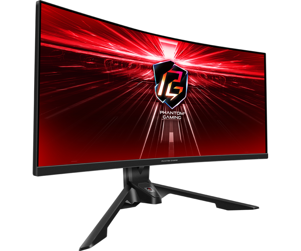ASRock Phantom PG34WQ15R3A VA Curved Gaming Monitor 34&amp;amp;amp;amp;amp;quot; QHD 2560x1440 165Hz