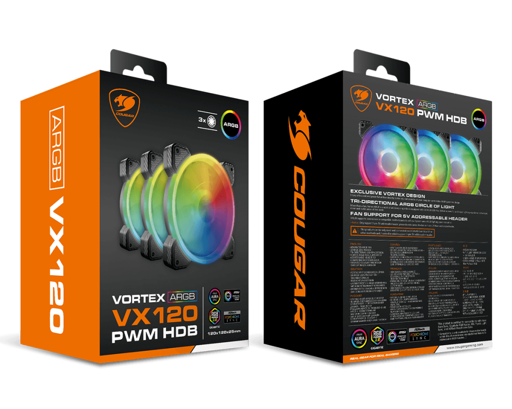 Cougar Vortex ARGB VX 120 Cooling Kit