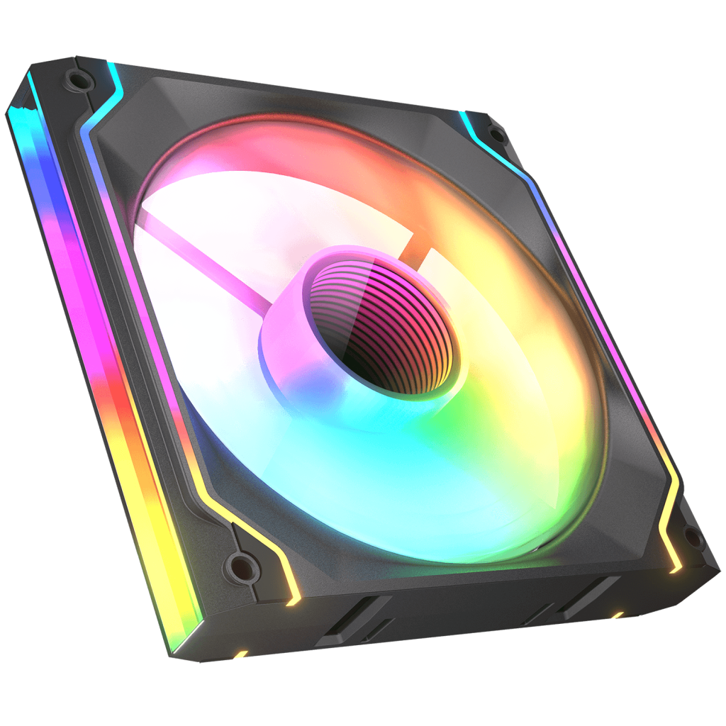 Cougar SC140-FB ARGB - Infinity Mirror Illuminated Modular Fan Black