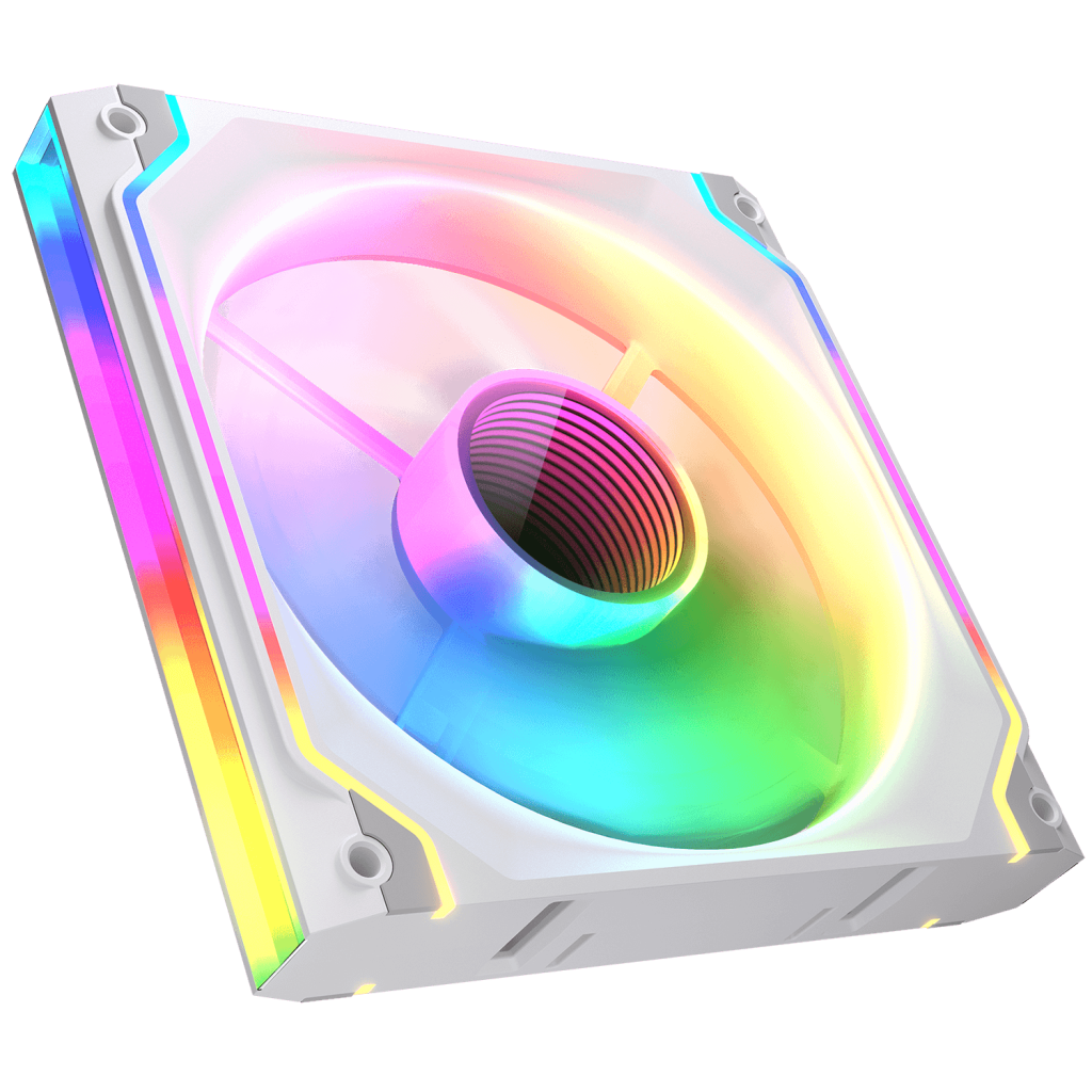 Cougar SC140-FB ARGB - Infinity Mirror Illuminated Modular Fan White