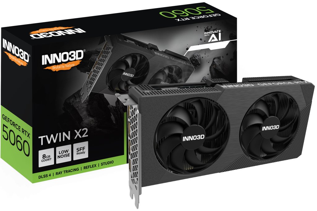 INNO3D GeForce RTX 5060 8GB GDDR7 Twin X2