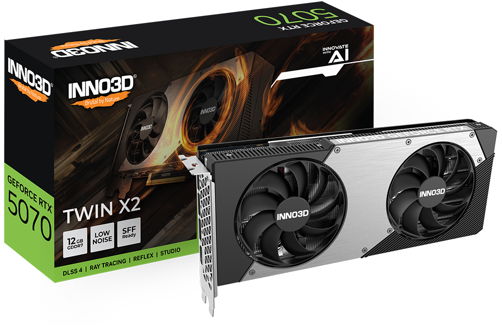 INNO3D GeForce RTX 5070 TWIN X2 OC 12GB