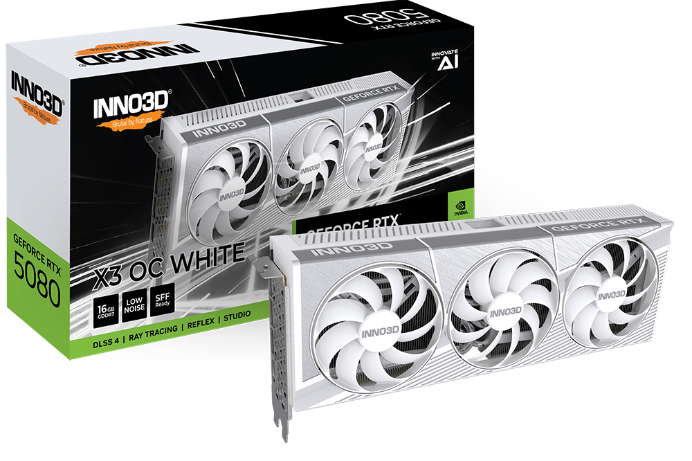 INNO3D GeForce RTX 5080 X3 16GB White