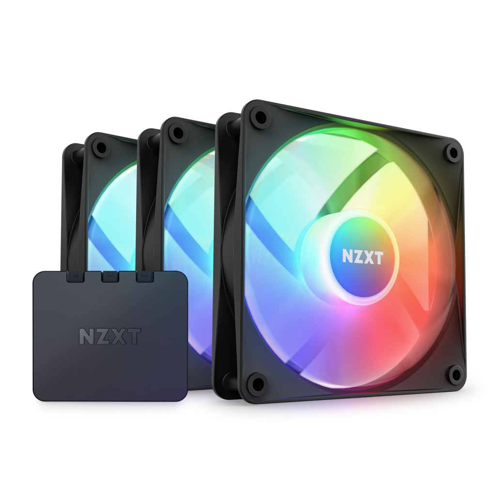 NZXT F120 RGB Core Triple Pack Black