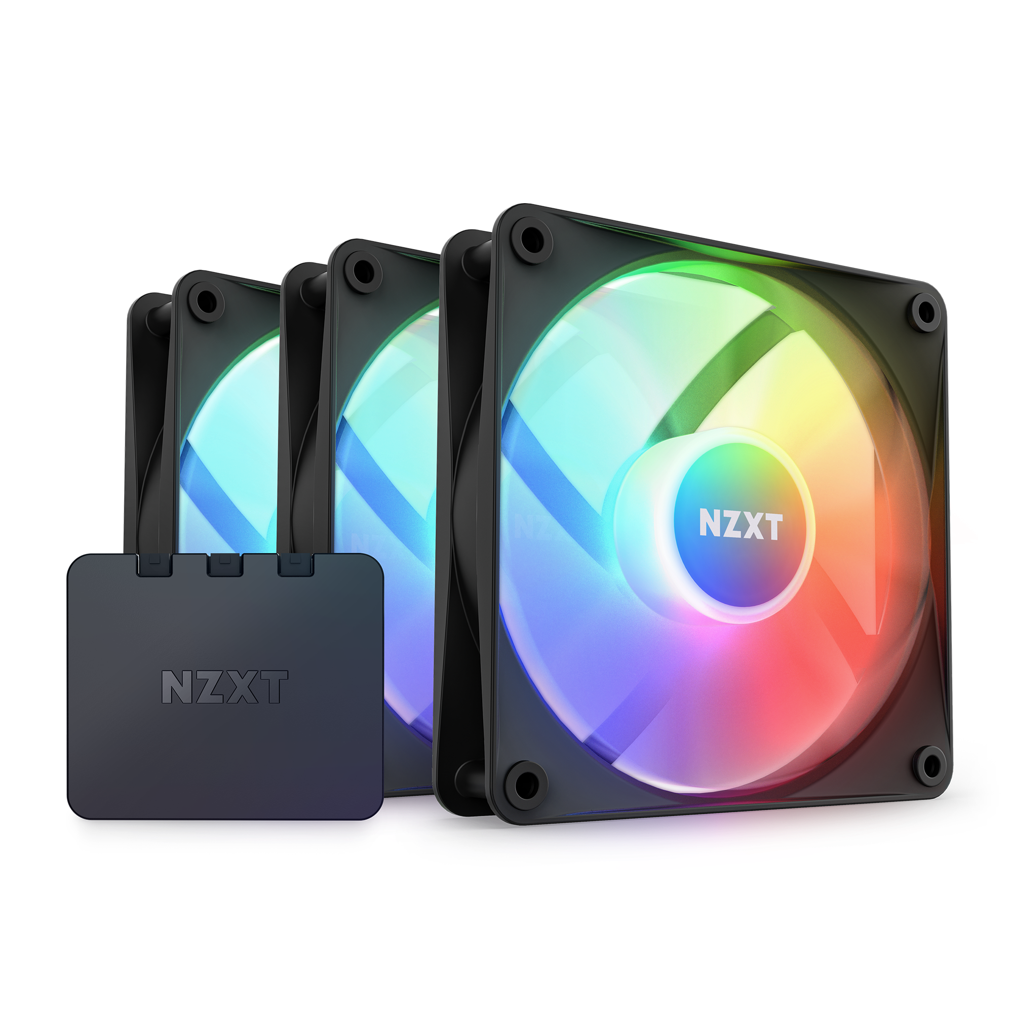 NZXT F120 RGB Core Triple Pack Black