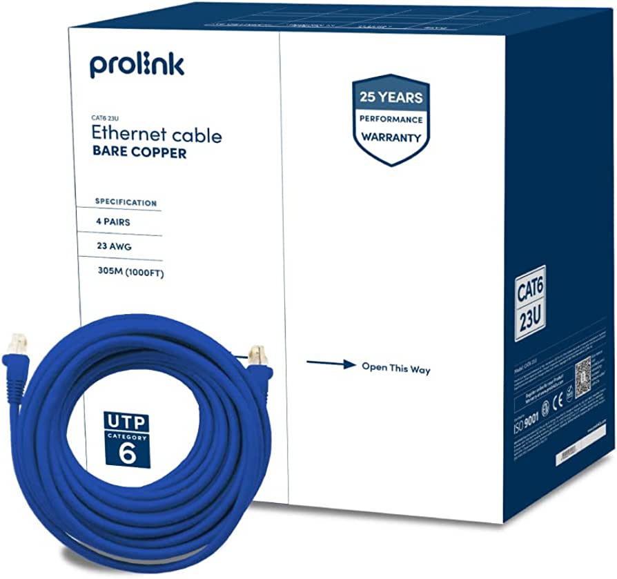 PROLINK CAT6 23AWG UTP NETWORK VABLE