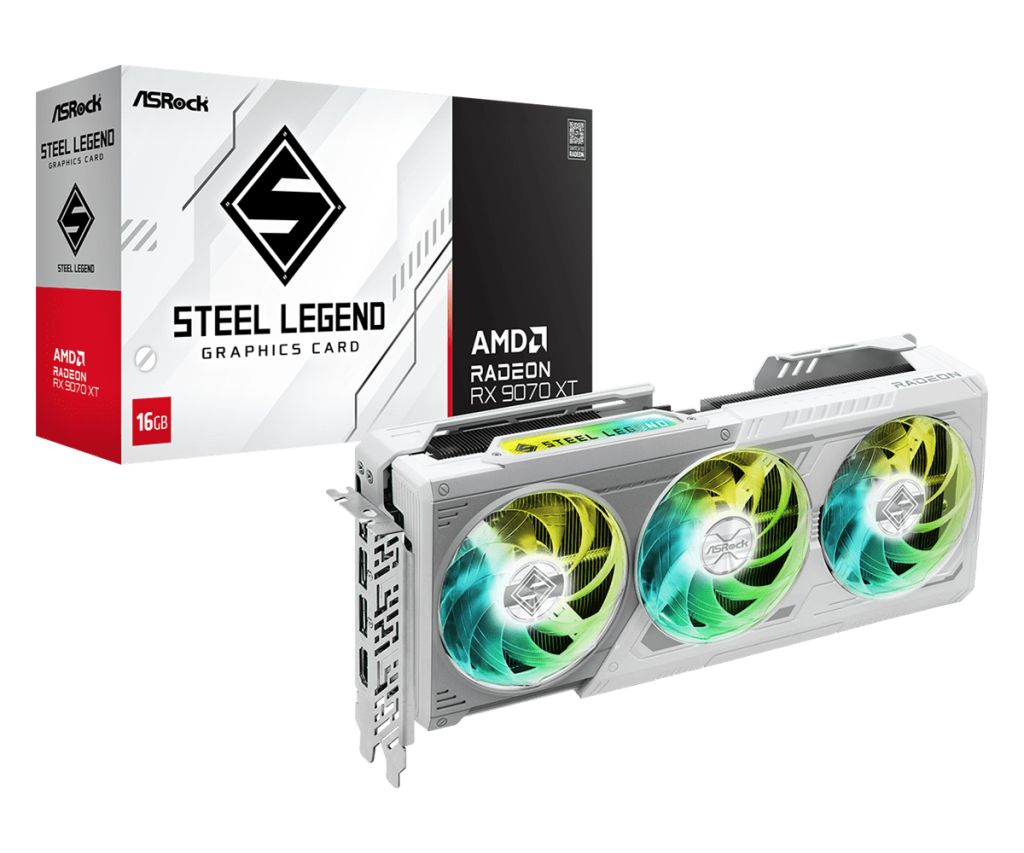 AMD Radeon RX 9070 XT Steel Legend 16GB