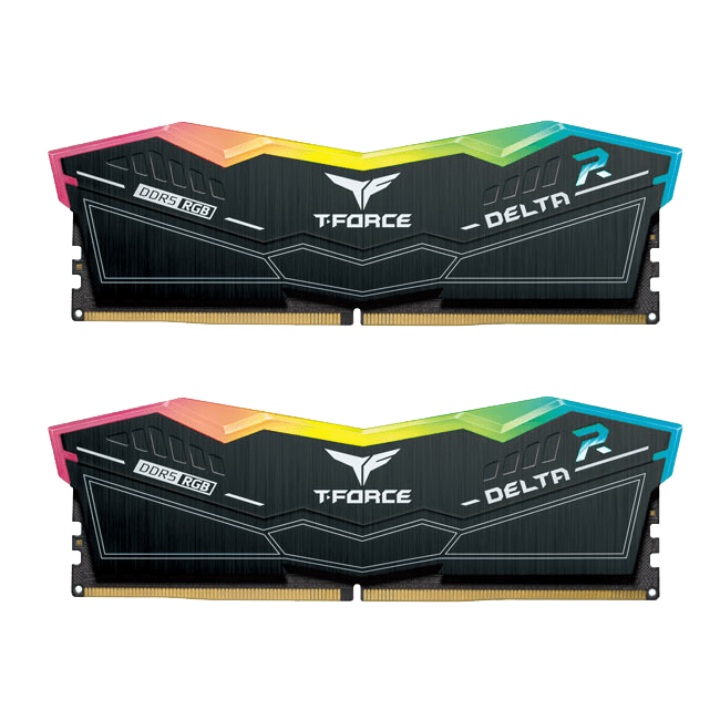 TEAM GROUP T-FORCE DELTA RGB 32GB DDR5 6400MHz KIT BLACK
