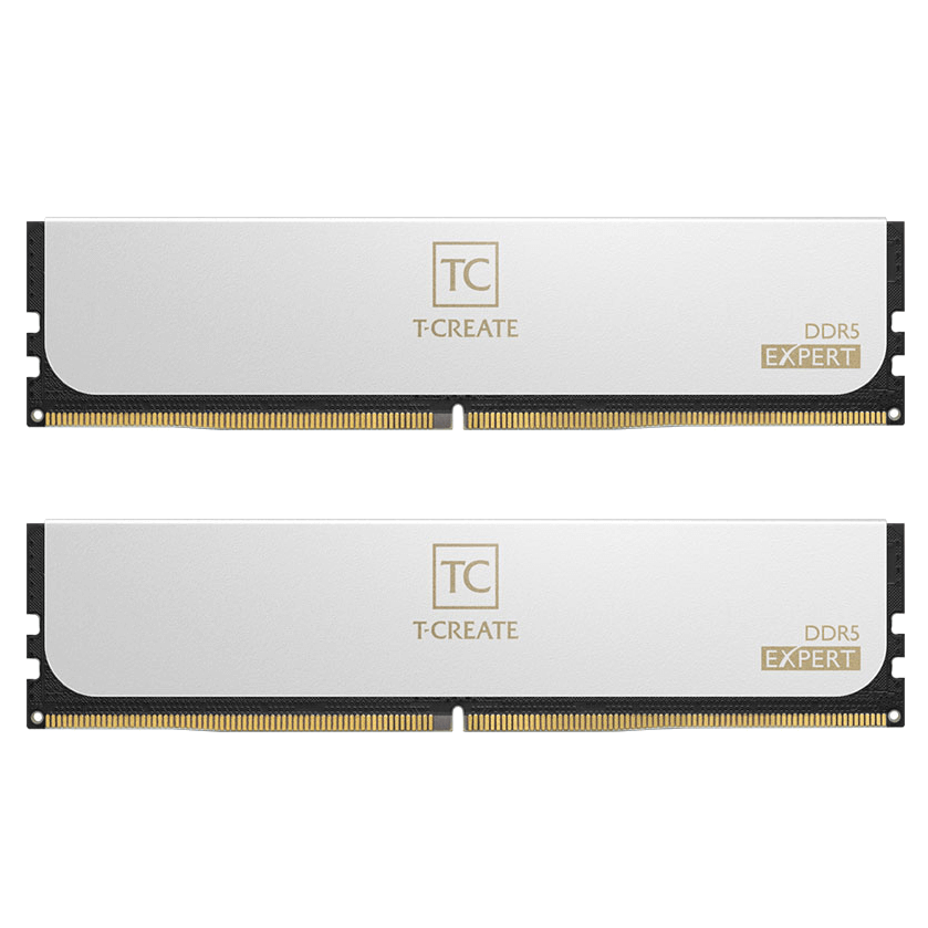 TEAM GROUP T-CREATE EXPERT 96GB 6400MHz White SET  - Available with custom build ONLY