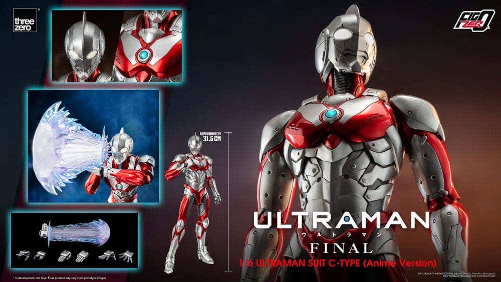 Ultraman FigZero Action Figure 1/6 Ultraman Suit C-Type (Anime Version) 31 cm - Image 18