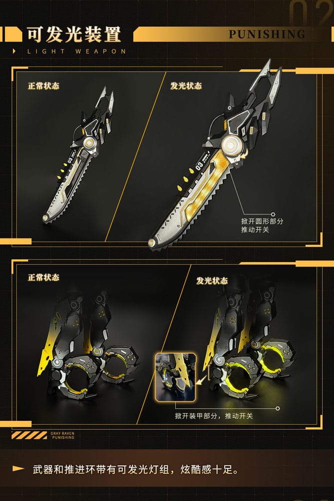 Punishing: Gray Raven Action Figure 1/9 Nanami Pulse Metal Seamless Action Figure 20 cm - Image 5