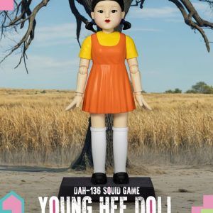 Squid Game Action Figure with Sound Young Hee Doll 30 cm