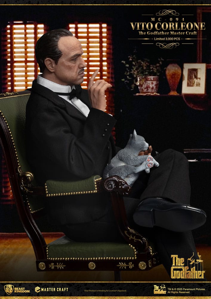 The Godfather Master Craft Statue Vito Corleone 31 cm - Image 4