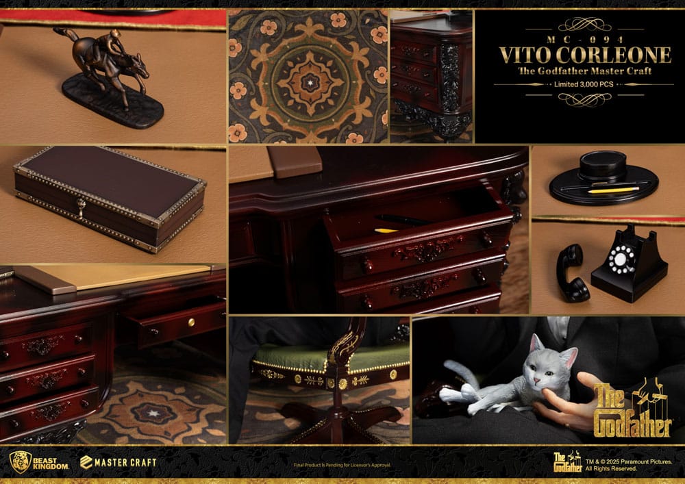 The Godfather Master Craft Statue Vito Corleone 31 cm - Image 7
